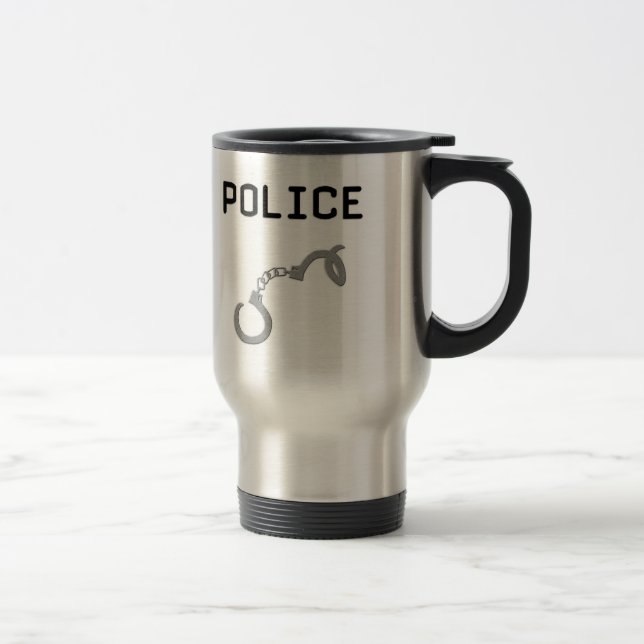 Mug De Voyage Menottes de police (Droit)
