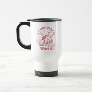 Mug De Voyage Mes merveilleuses fleurs rétro du monde