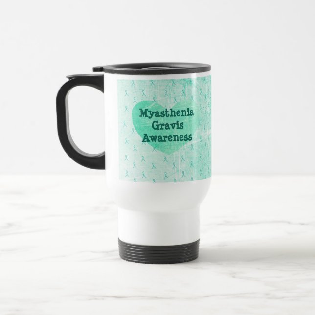Mug De Voyage MG Sensibilisation Rubans Coupe du café (Gauche)