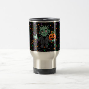 Mug De Voyage Mignon, monstre du dessin animé Frankenstein