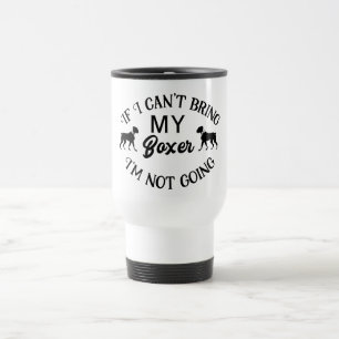 Mug De Voyage Mignonne Boxer Chien Puppy Papa - Boxer Chiens Amo