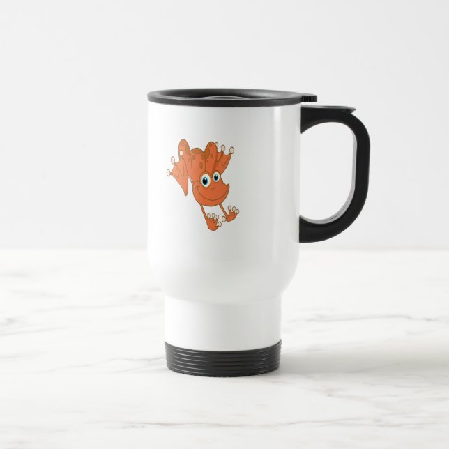 Mug De Voyage mignonne grenouille orange sauce (Droite)