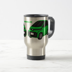 Mug De Voyage Mignonne micro-voiture verte