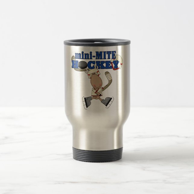 Mug De Voyage Mini T-shirts et cadeaux d'hockey d'acarides (Centre)