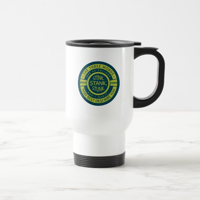 Mug De Voyage Mister Grinch | Citation de bloc de puit (Droite)
