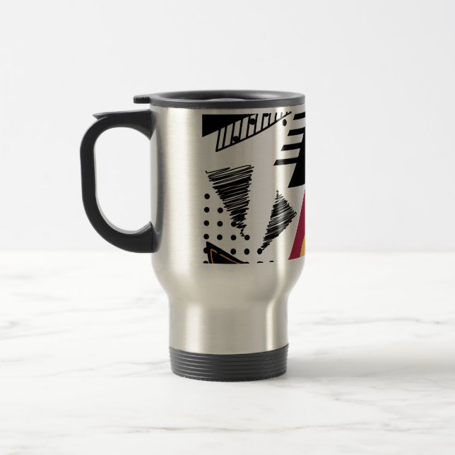 Mug De Voyage Modern Abstract geometric art (Gauche)