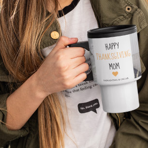 Mug De Voyage Modern Collage Photo Bon thanksgiving Maman