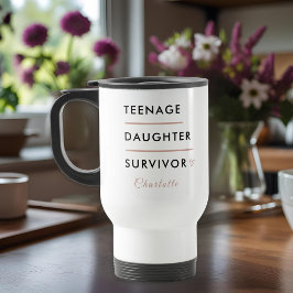 Mug De Voyage Modern Teen Daughter Survivor Personalized