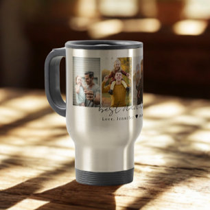Mug De Voyage Moderne Meilleur Papa Ever 4 Photos Lettre découpé
