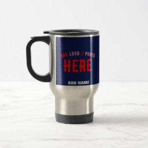 MUG DE VOYAGE MODERNE MODERNE ET MODERNE MARINE BLEUE VÉRIFIÉE M