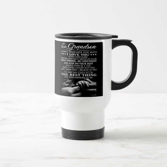 Mug De Voyage Mon cher grand-fils (Droite)