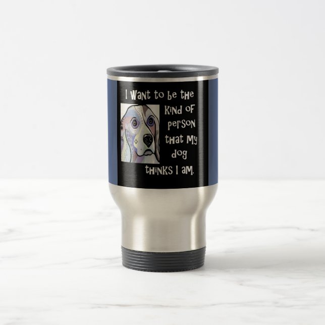 Mug De Voyage Mon chien mon inspiration (Centre)