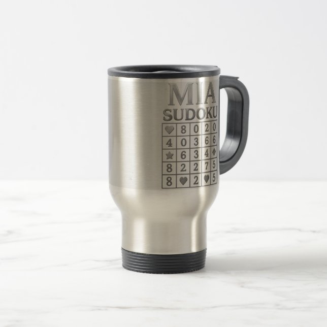 Mug De Voyage Mon sudoku manqué (Devant droit)