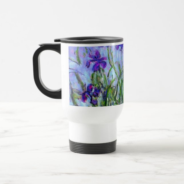 Mug De Voyage Monet Lilac Irises (Gauche)