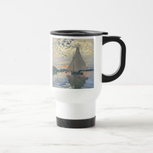 Mug De Voyage Monet Sailboat Français Impressionnisme Art classi