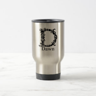 Mug De Voyage Monogramme de fantaisie : Aube
