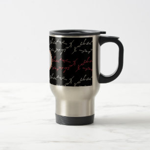 Mug De Voyage monogramme et feuille