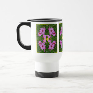 Mug De Voyage Monogramme personnalisé initial nom Art de marguer