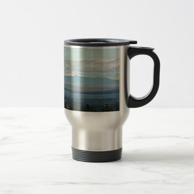 Mug De Voyage Montagnes vertes (Droit)