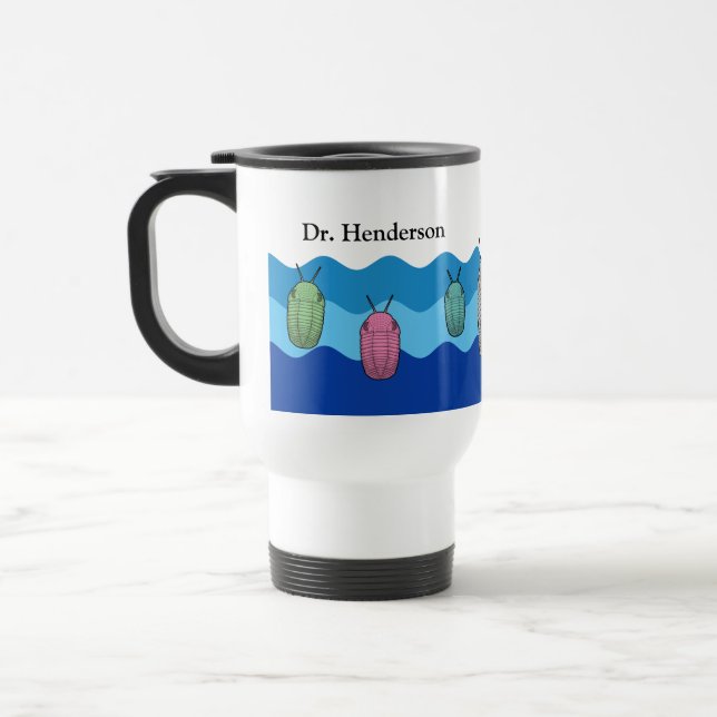Mug De Voyage Montée des Trilobites - Animal préhistorique (Gauche)