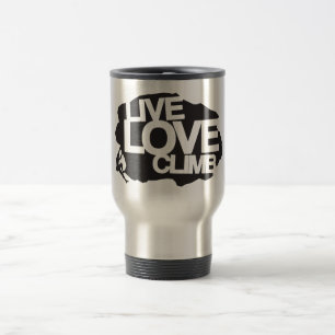 Mug De Voyage Montée vivante   d'amour s'élevant