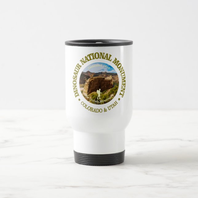 Mug De Voyage Monument national de Dinosaur (NM) (Centre)