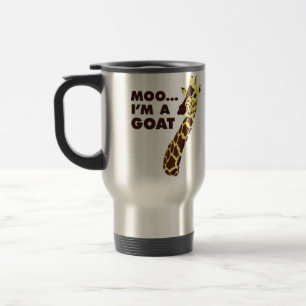 Mug De Voyage MOO… Je suis une chèvre - girafe