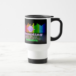 Mug De Voyage MoonDreams Session d'enregistrement de musique Whi