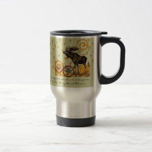Mug De Voyage Moose Stein-Walden, Henry David Thoreau Citation