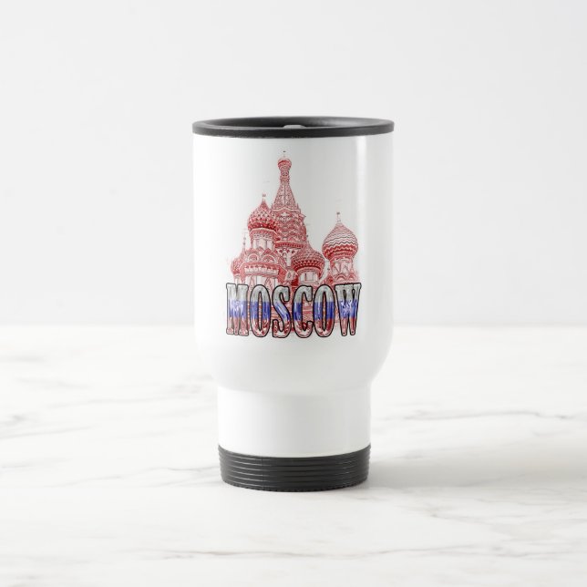 Mug De Voyage Moscou Russie (Centre)