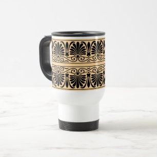 Mug De Voyage Motif arabe méditerranéen grec marron