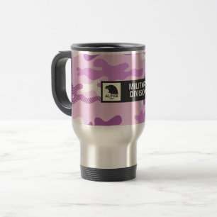 Mug De Voyage Motif de camouflage violet