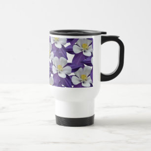 Mug De Voyage Motif de fleurs Columbine