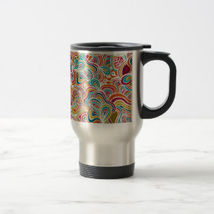 Mug De Voyage Motif de gribouillage