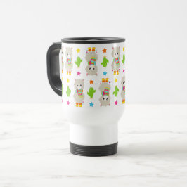 Mug De Voyage Motif De Llamas, Cute Llamas, Alpacas, Cactus