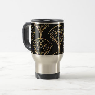 Mug De Voyage Motif de palmette Art Déco