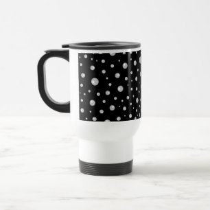 Mug De Voyage Motif de perle sur fond noir