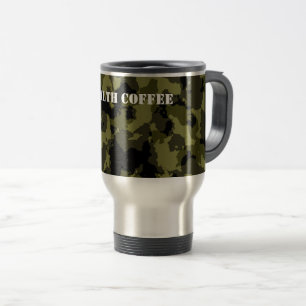 Mug De Voyage Motif de style militaire camouflage