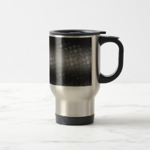 Mug De Voyage Motif des éclats pointus - Noir, Gris, Blanc