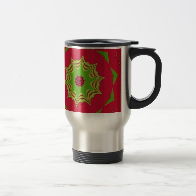 Mug De Voyage motif ethnique d'Afrique rouge (Droit)