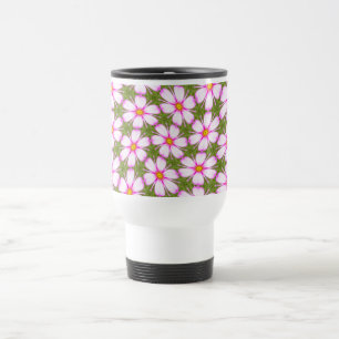Mug De Voyage Motif Fleurs Cosmos