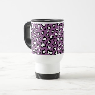 Mug De Voyage Motif léopard, Spots léopards, Leopard pourpre