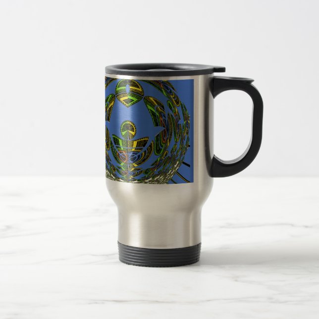 Mug De Voyage Motif moderne vintage (Droit)