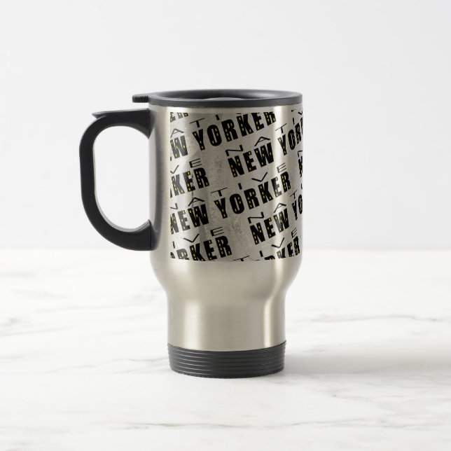 Mug De Voyage Motif natif du New Yorker (Gauche)