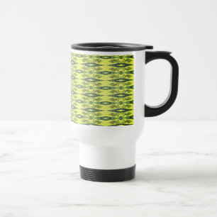 Mug De Voyage Motif noir et jaune