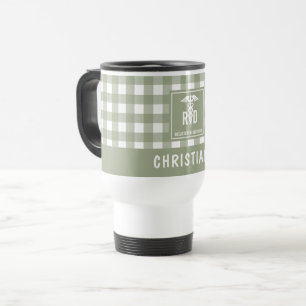 Mug De Voyage Motif personnalisé de diététiste enregistré RD