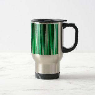 Mug De Voyage Motif rayé océan aigue-marine