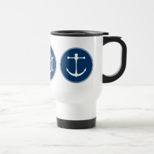 Mug De Voyage Motif rouge de club de yacht