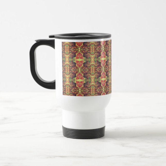 Mug De Voyage Motif rouge et noir (Gauche)