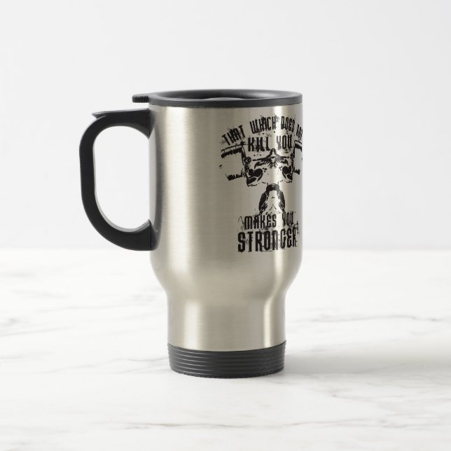 Mug De Voyage Motivation de soulèvement de la musculation - Squa (Gauche)